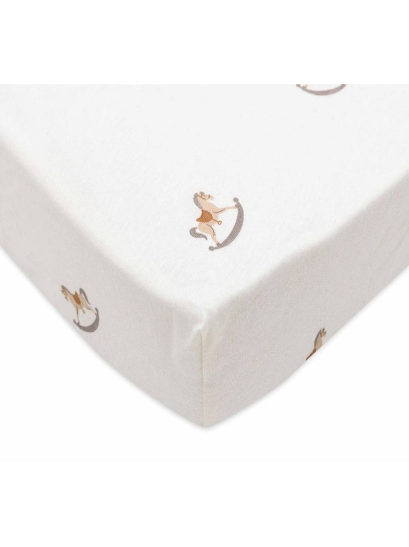 Drap housse Jersey en coton Jollein Blanc - Kiabi