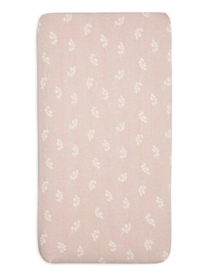 Drap housse Jersey en coton Jollein Rose - Kiabi