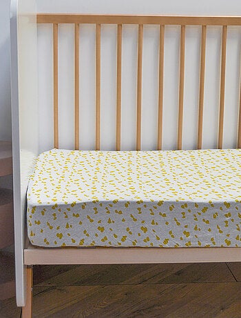 Drap housse Jersey enfant imprimé savane