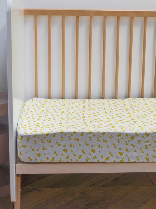 Drap housse Jersey enfant imprimé savane - Kiabi