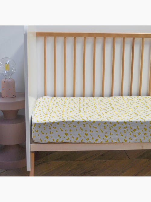 Drap housse Jersey enfant imprimé savane - Kiabi