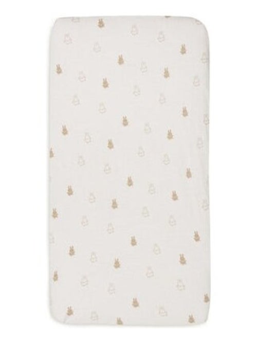 Drap housse Jersey Happy Miffy en coton Jollein - Kiabi