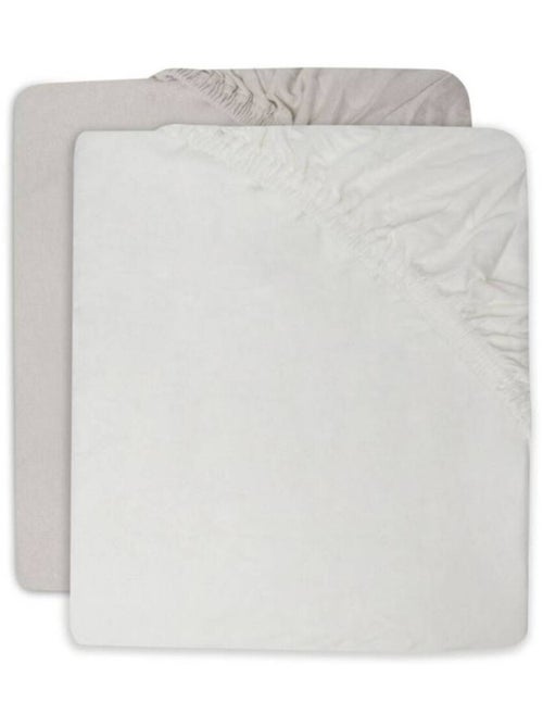 Drap-housse jersey lit bébé (2 pcs) Jollein - Kiabi