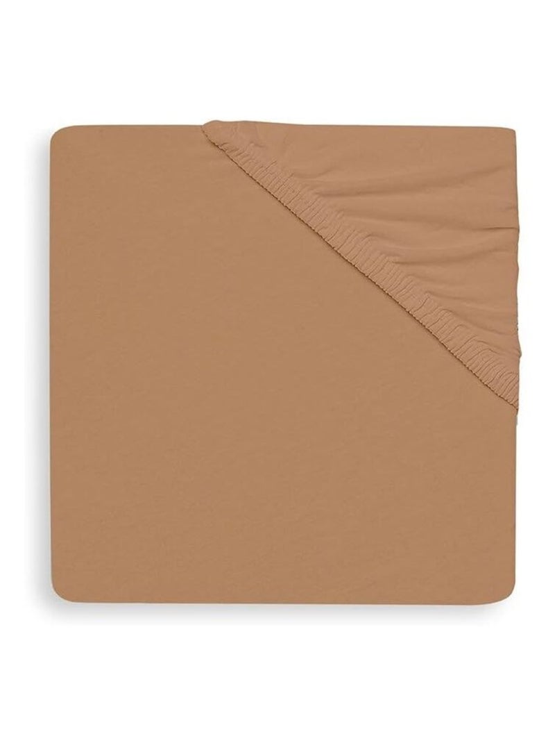 Drap-housse jersey lit bébé (2 pcs) Jollein Marron - Kiabi