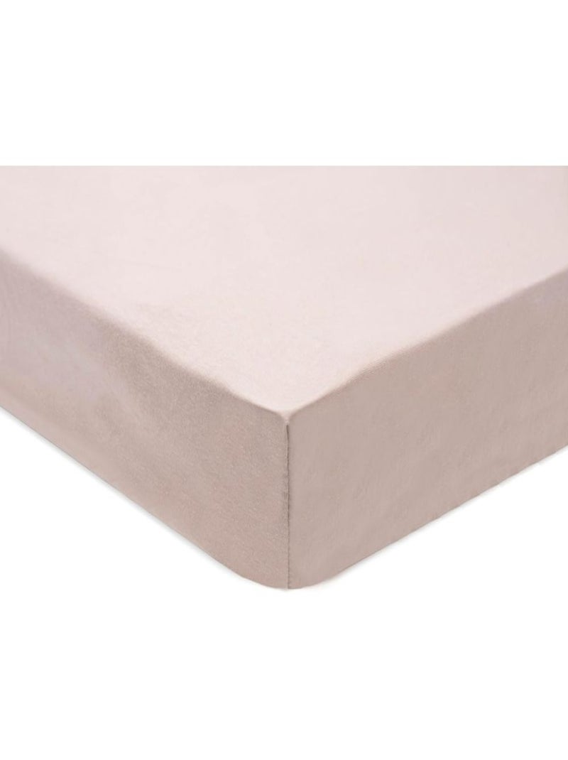 Drap-housse jersey lit bébé (2 pcs) Jollein Rose - Kiabi