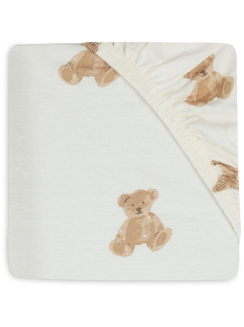 Drap-housse jersey lit bébé Teddy Bear - Kiabi