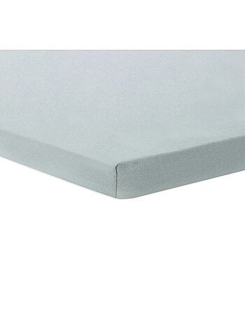 Drap housse Jersey matelas parc Sea Green en coton Jollein