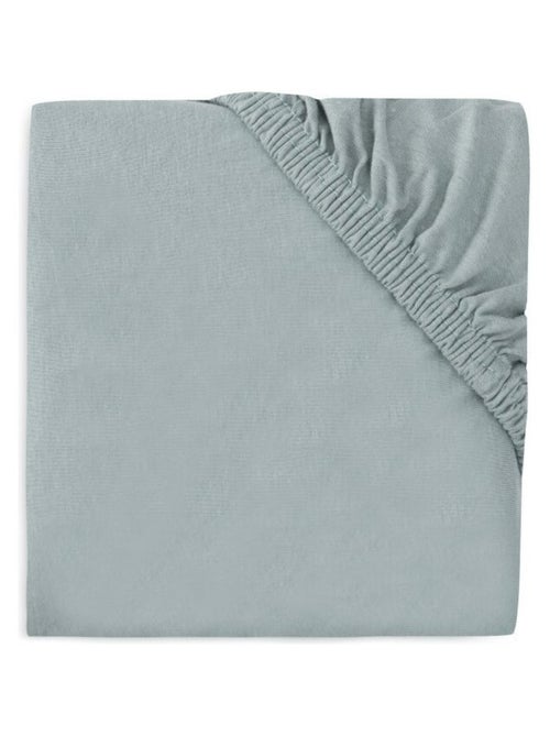 Drap housse Jersey matelas parc Sea Green en coton Jollein - Kiabi