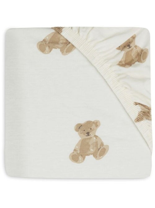 Drap housse Jersey Teddy Bear en coton Jollein - Kiabi