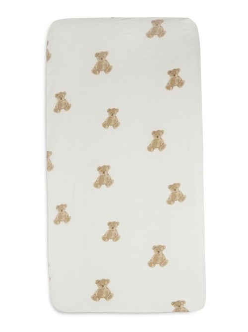 Drap housse Jersey Teddy Bear en coton Jollein - Kiabi