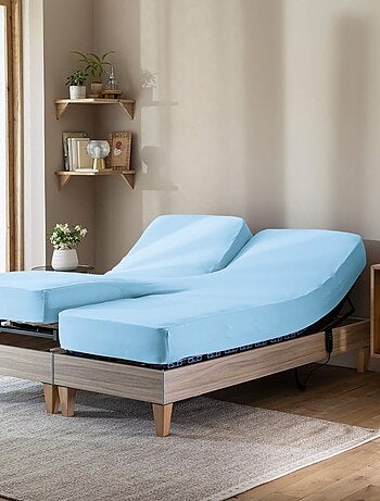 Drap housse jersey TPR pour sommier articulé