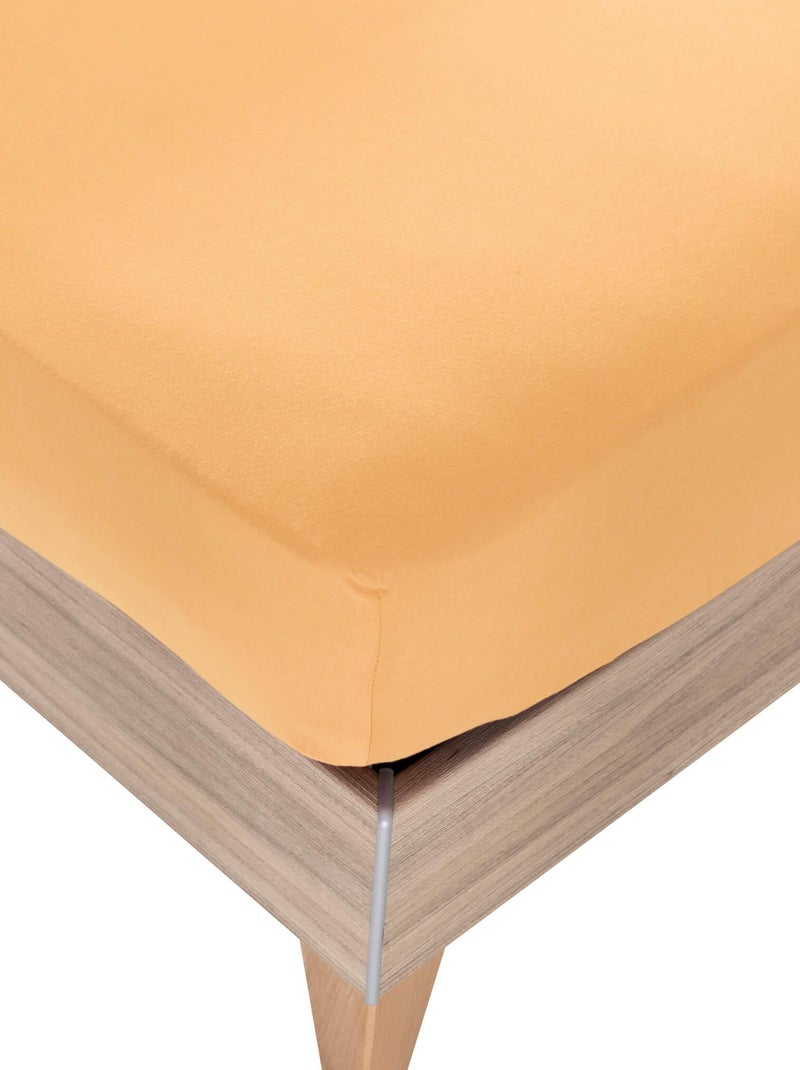Drap housse jersey TPR pour sommier articulé Jaune - Kiabi