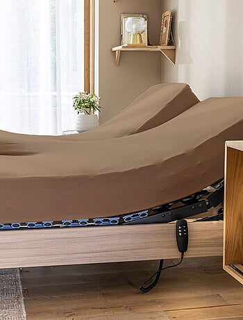 Drap housse jersey TPR pour sommier articulé