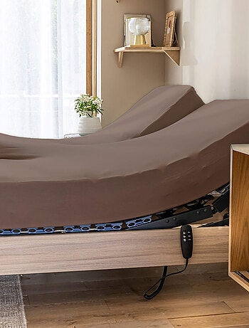 Drap housse jersey TPR pour sommier articulé