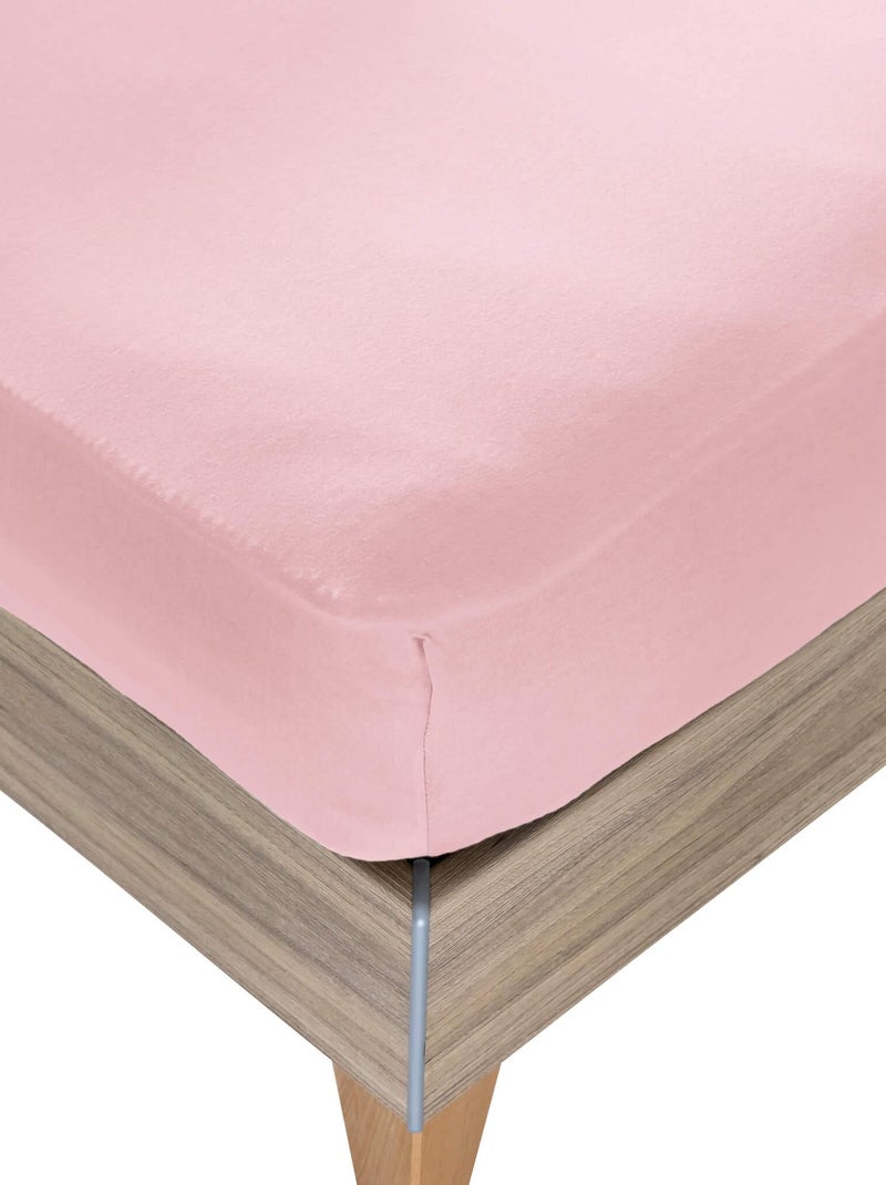 Drap housse jersey TPR pour sommier articulé Rose - Kiabi