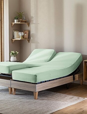 Drap housse jersey TPR pour sommier articulé