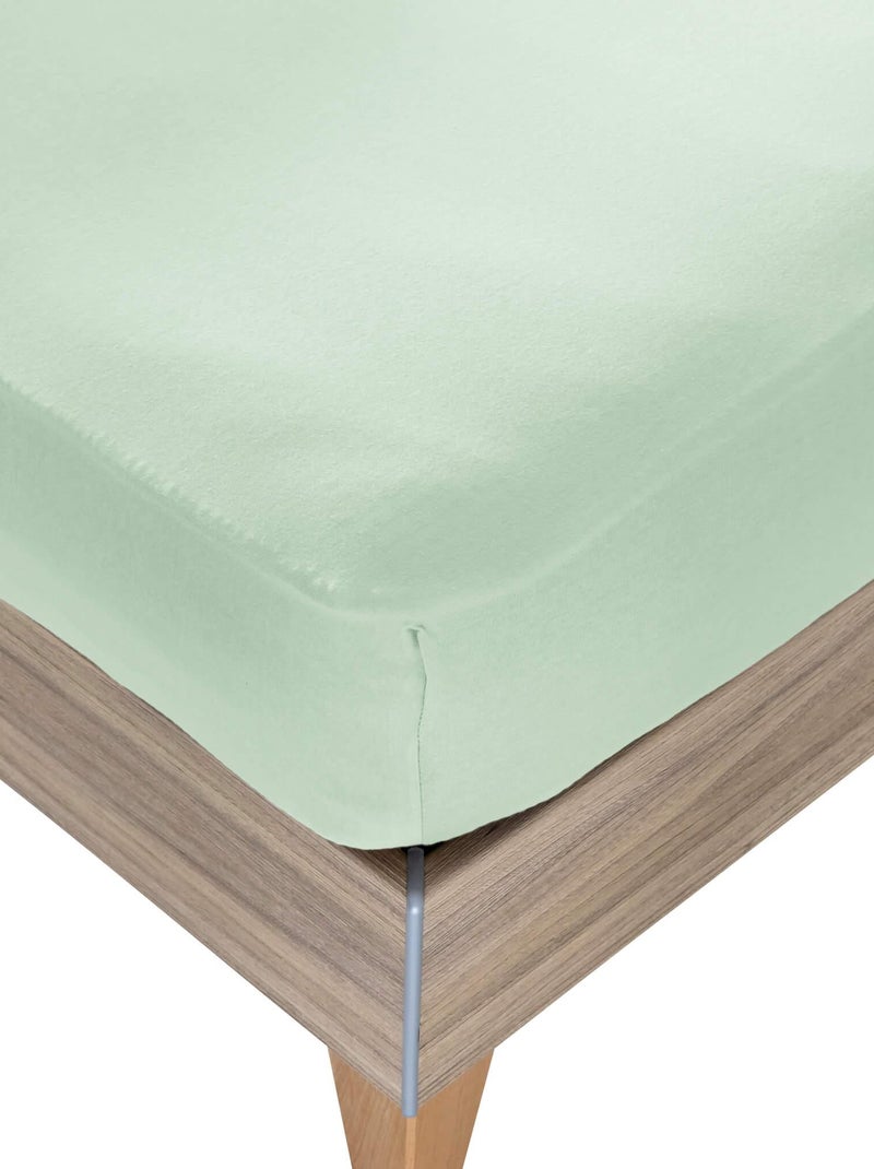 Drap housse jersey TPR pour sommier articulé Vert - Kiabi