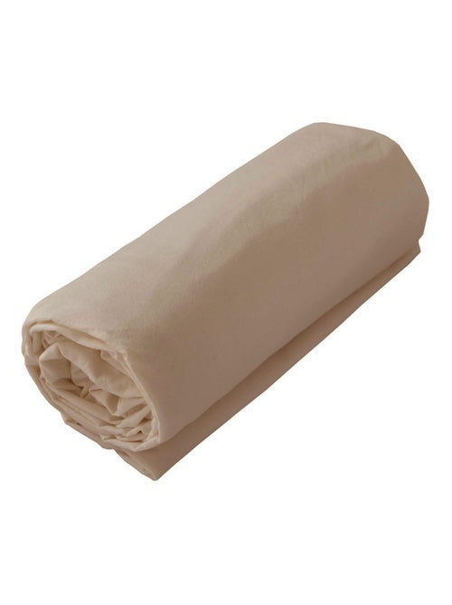 Drap housse jersey uni en 100% coton - Kiabi