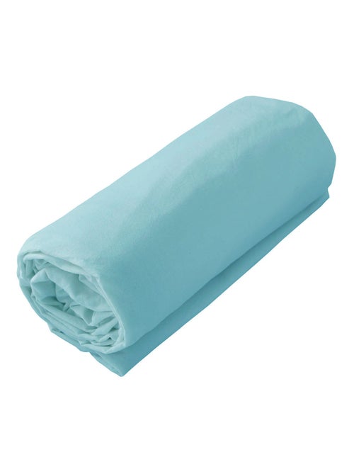 Drap housse jersey uni en 100% coton - Kiabi
