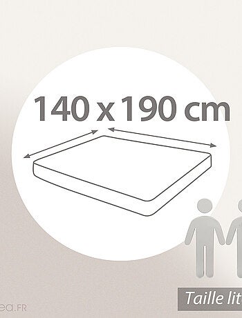 Drap housse LAGO polyester microfibre Bonnet de 23 cm