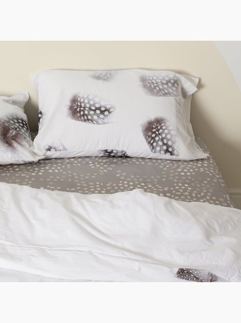 Drap-housse Light "Happyfriday" Blanc - Kiabi