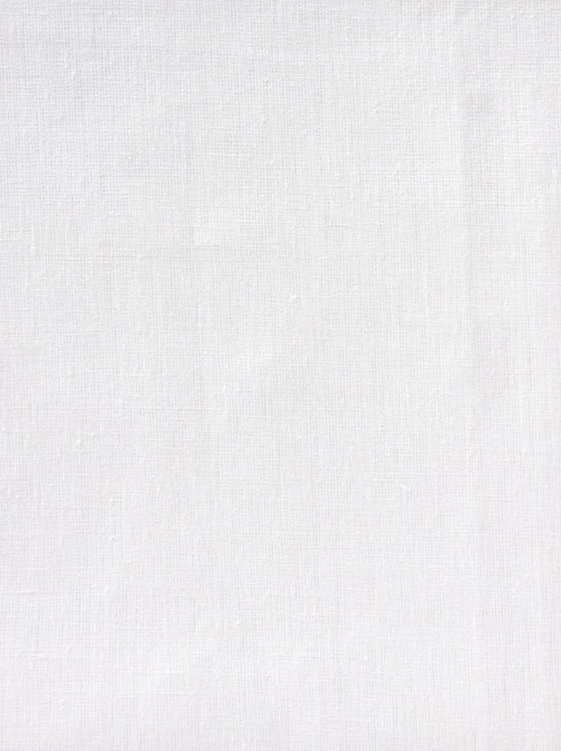 Drap housse lin bonnet 30 made in France Blanc - Kiabi