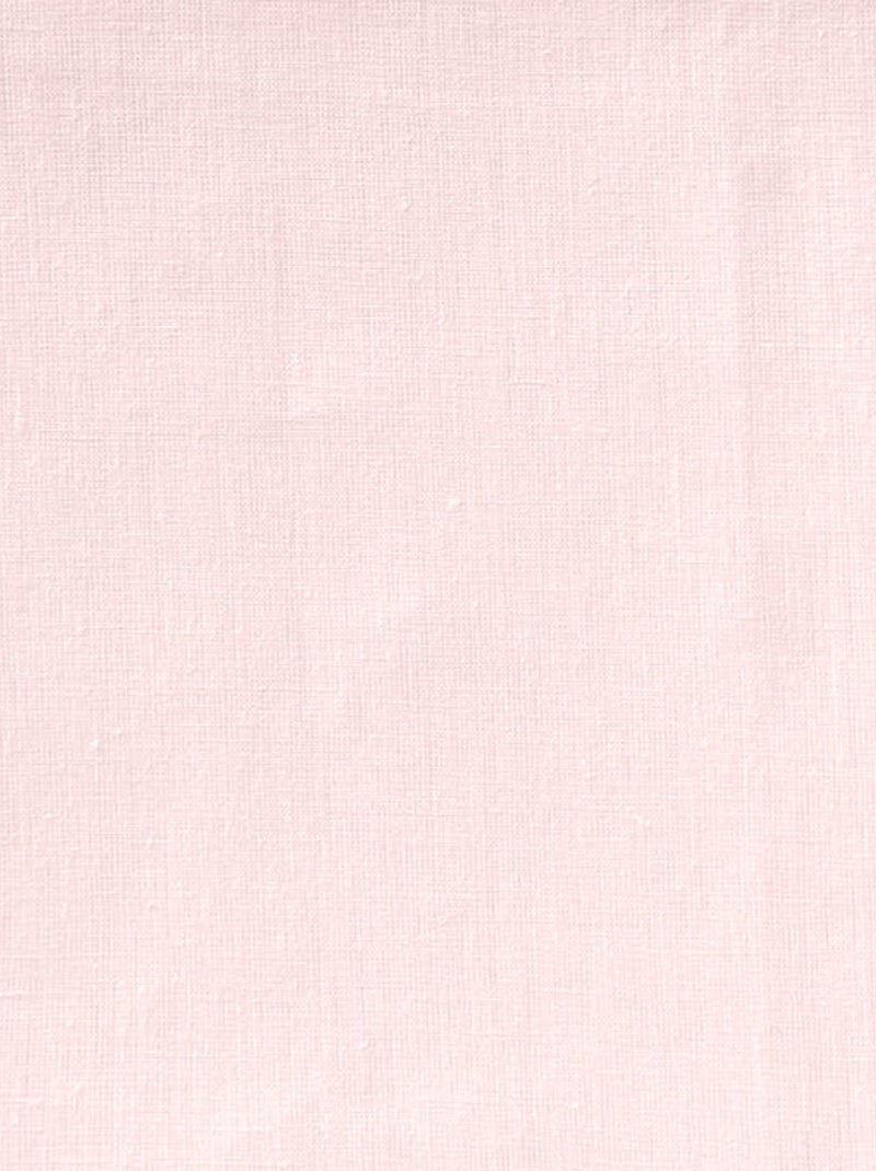 Drap housse lin bonnet 30 made in France Rose - Kiabi