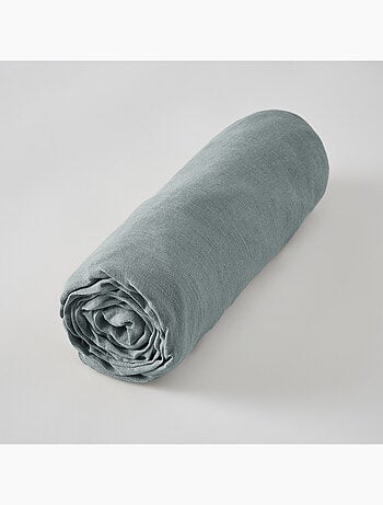Drap Housse – Lin Lavé Français Luxe - Bonnet 30 cm - Soline
