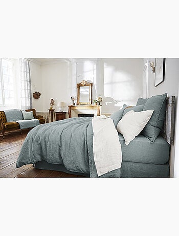 Drap Housse – Lin Lavé Français Luxe - Bonnet 30 cm - Soline