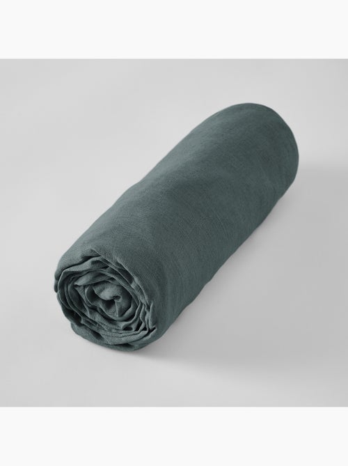 Drap Housse – Lin Lavé Français Luxe - Bonnet 30 cm - Soline - Kiabi