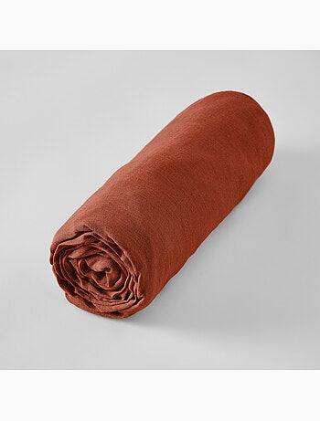 Drap Housse – Lin Lavé Français Luxe - Bonnet 30 cm - Soline