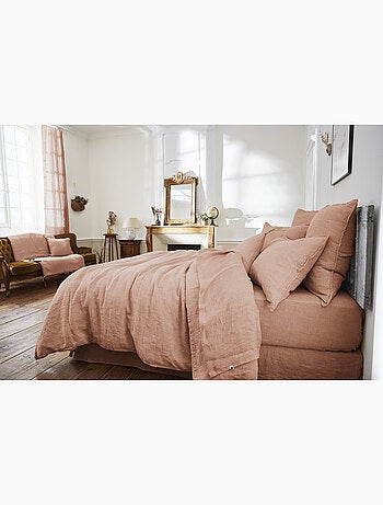 Drap Housse – Lin Lavé Français Luxe - Bonnet 30 cm - Soline