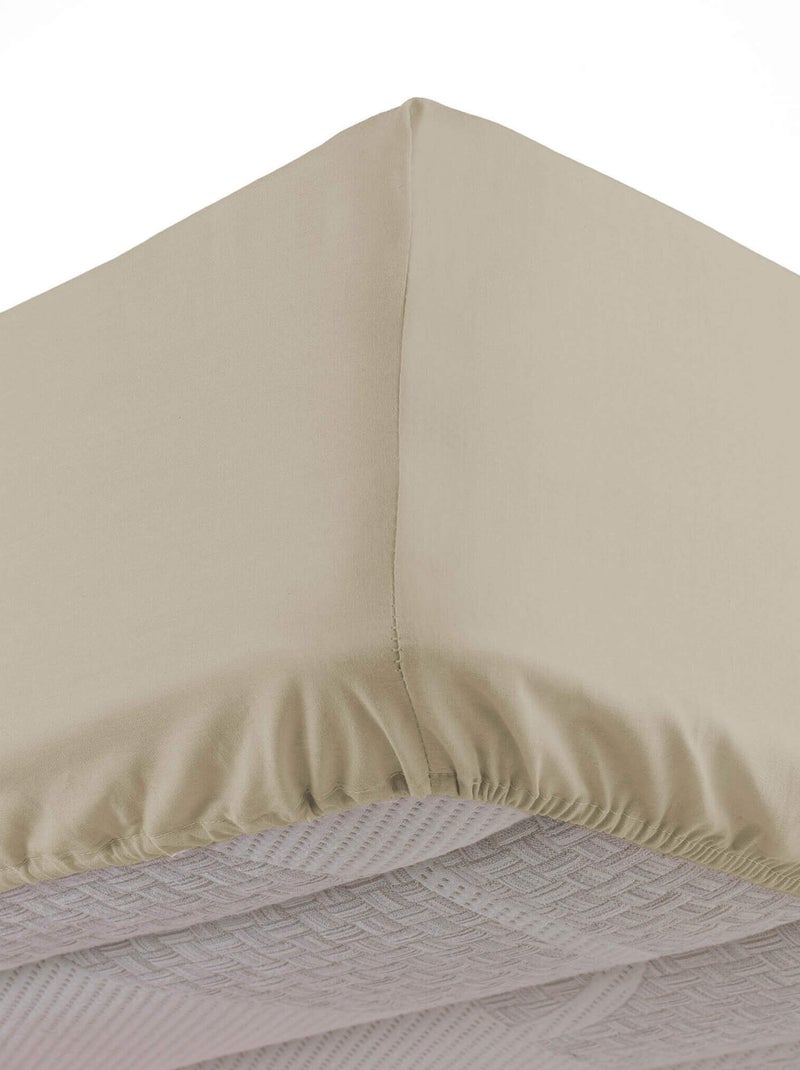 Drap housse LINETTE Beige - Kiabi