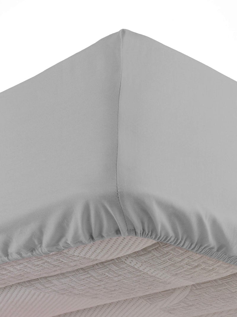 Drap housse LINETTE Gris - Kiabi