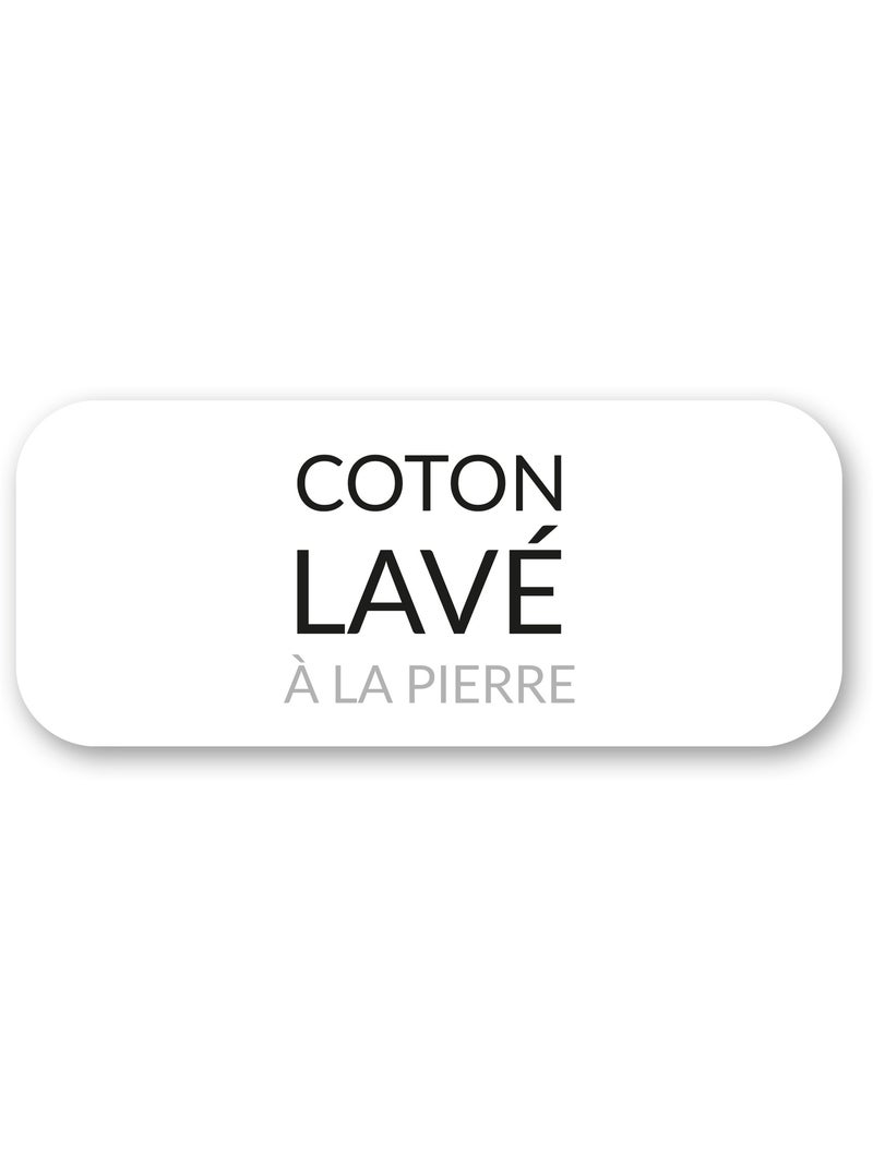 Drap housse LINETTE Gris - Kiabi