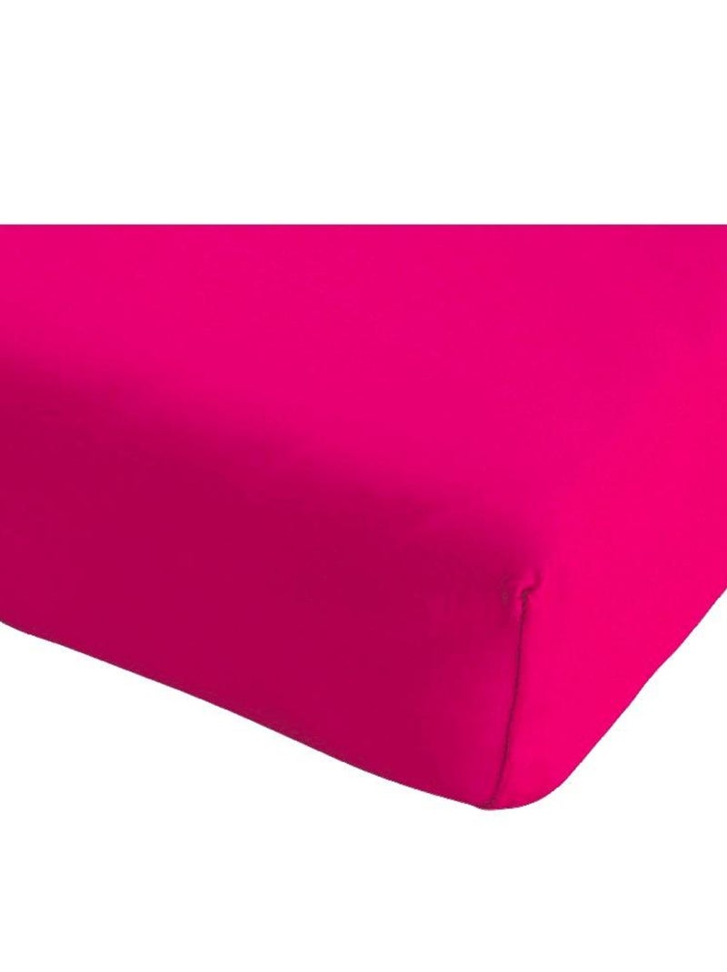 Drap Housse Lit bébé Les Chatounets Rose fushia - Kiabi