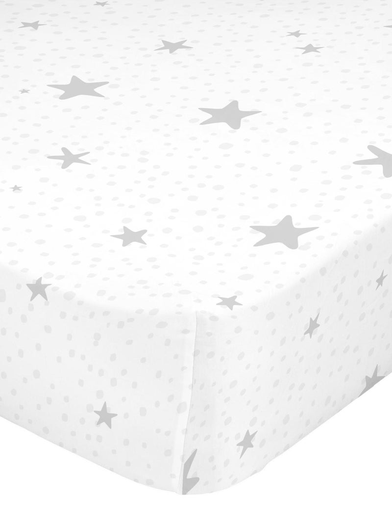 Drap-housse Little star "Happyfriday" Gris - Kiabi