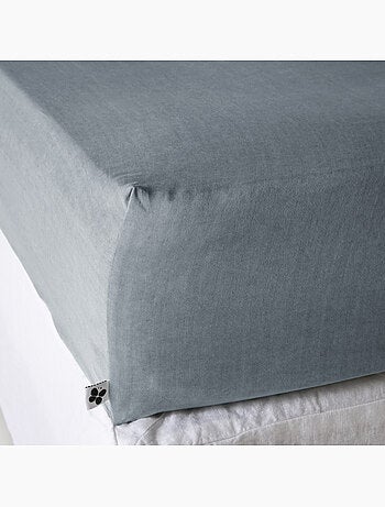 Drap-housse – Lyocell uni LYSANDRE – Bonnet 30 cm