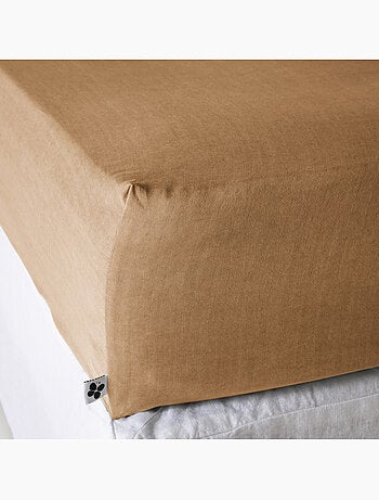 Drap-housse – Lyocell uni LYSANDRE – Bonnet 30 cm