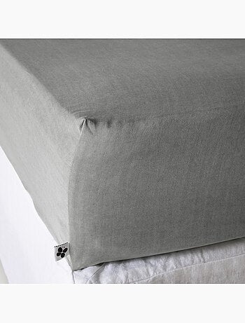 Drap-housse – Lyocell uni LYSANDRE – Bonnet 30 cm