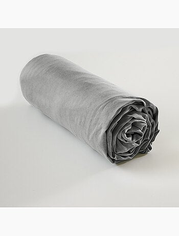 Drap-housse – Lyocell uni LYSANDRE – Bonnet 30 cm