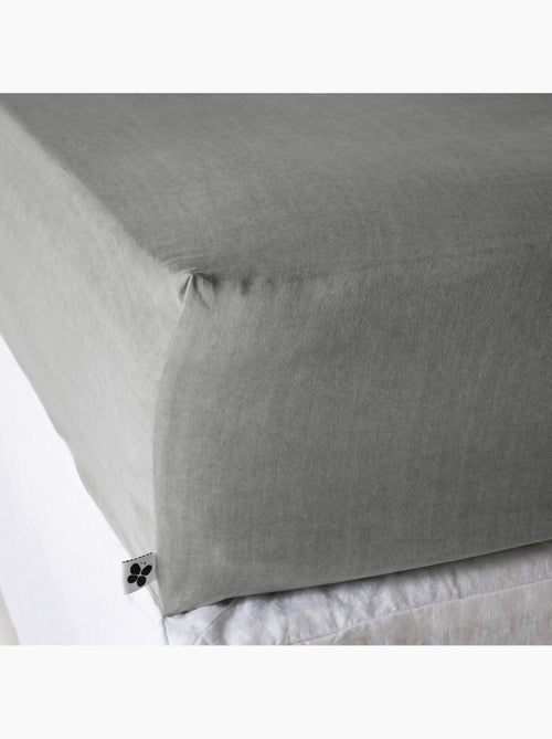 Drap-housse – Lyocell uni LYSANDRE – Bonnet 30 cm - Kiabi