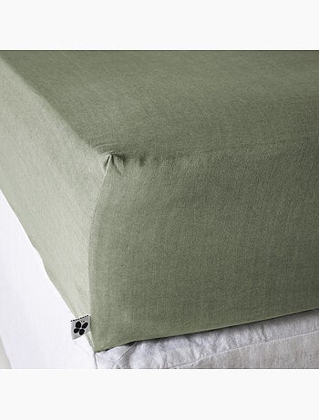 Drap-housse – Lyocell uni LYSANDRE – Bonnet 30 cm