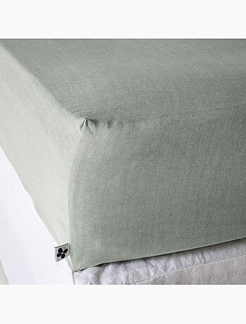 Drap-housse – Lyocell uni LYSANDRE – Bonnet 30 cm