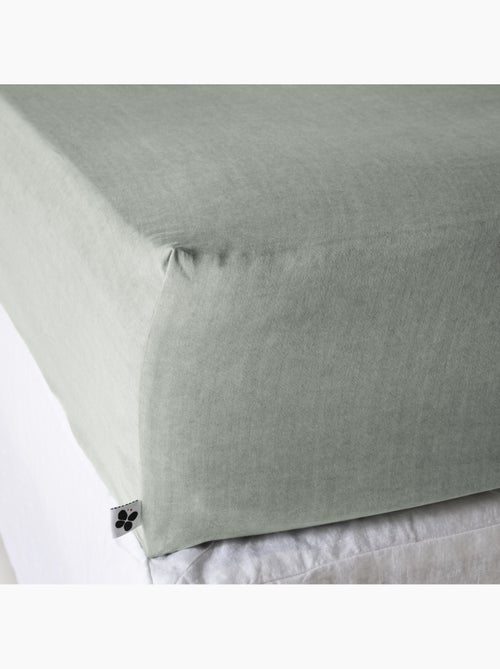 Drap-housse – Lyocell uni LYSANDRE – Bonnet 30 cm - Kiabi