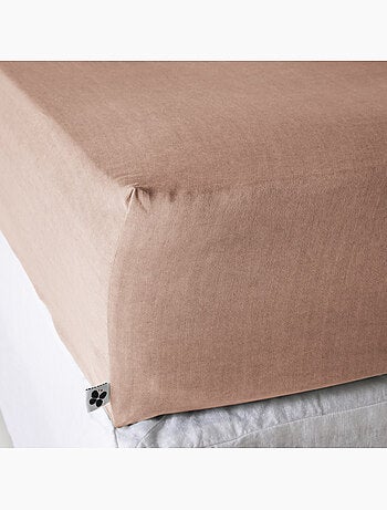 Drap-housse – Lyocell uni LYSANDRE – Bonnet 30 cm