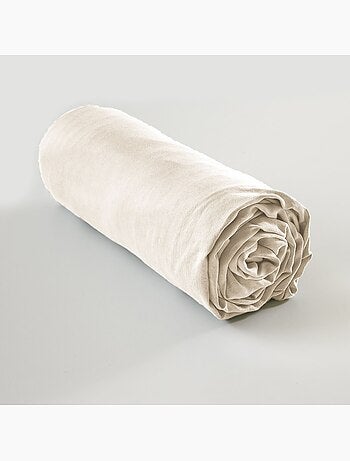 Drap housse lyocell uni Lysandre