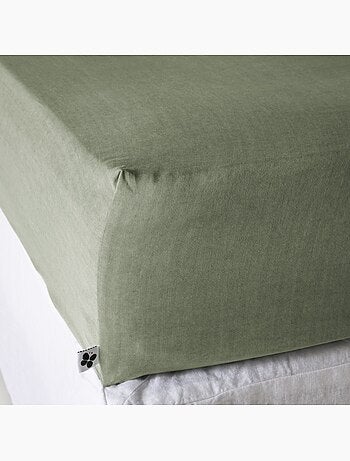 Drap housse lyocell uni lysandre