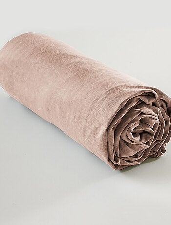Drap housse lyocell uni Lysandre