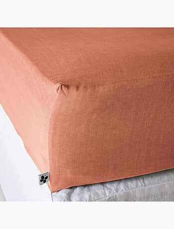 Drap housse lyocell uni Lysandre